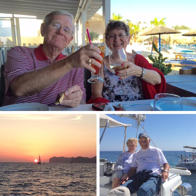 Melba, Charles, July & Bill in Greece - Travelive Reviews