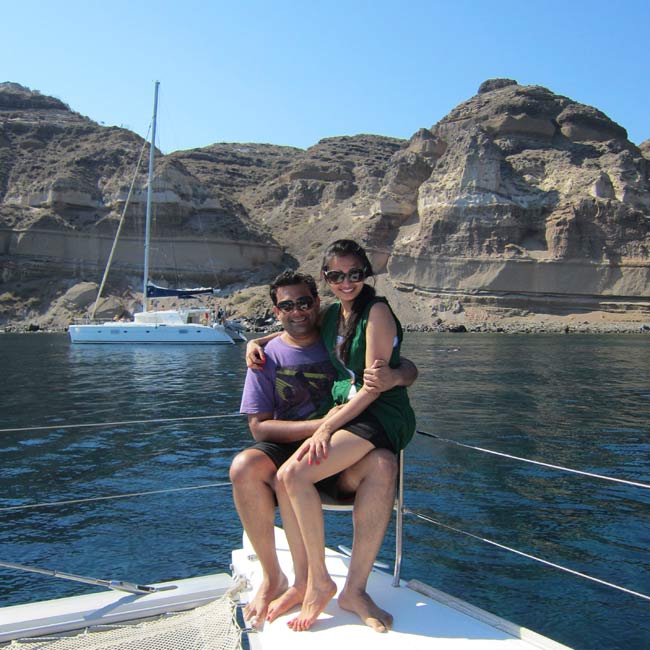 Suraj & Priyanka in Santorini - Travel Reviews