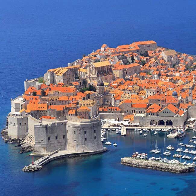 Dubrovnik old city view - Croatian Vacation Packages created by Travelive