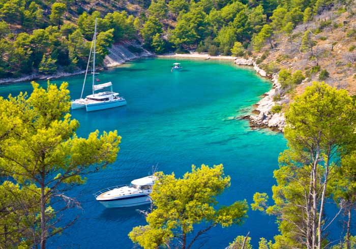 Milna bay on Island Brac - Luxury Croatian Honeymoon, Travelive