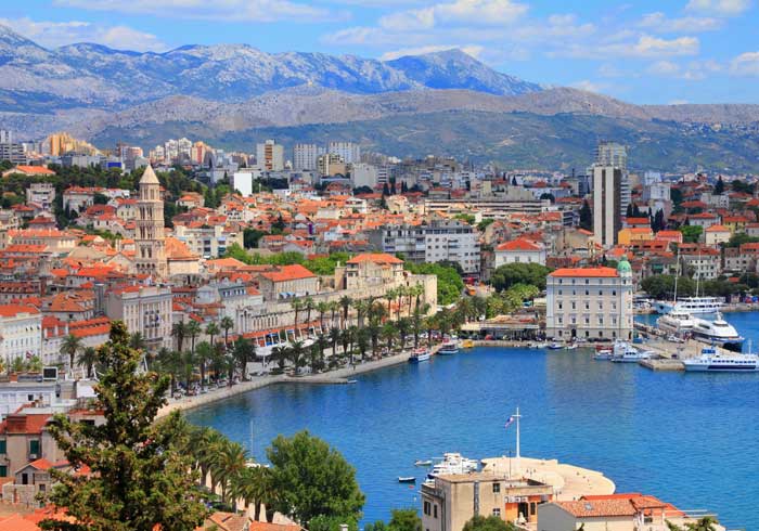 View of Split from Marjan - Luxury Honeymoons in Croatia by Travelive