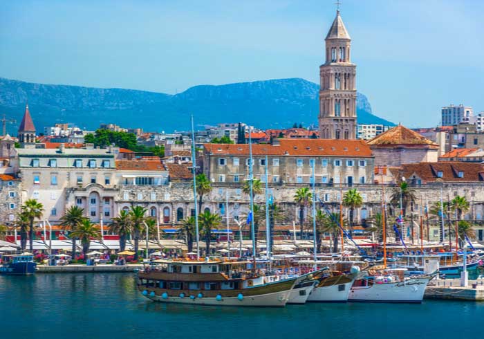 Split Riva, St Domnius belltower - Romantic Honeymoon in Croatia, Travelive