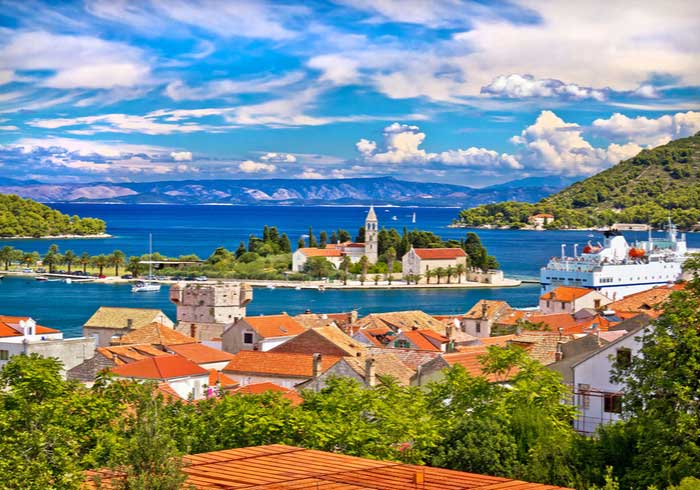Island Vis panorama, Romantic Honeymoon in Croatia created by Travelive