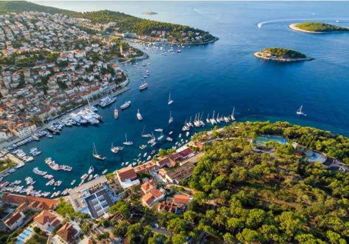 Hvar Town Harbor - Croatian vacation Dubrovnik Hvar Split, Travelive