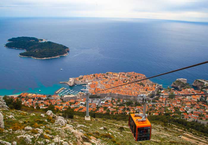 Panoramic View of Dubrovnik from Srdj - Luxury Croatian Vacations, Travelive