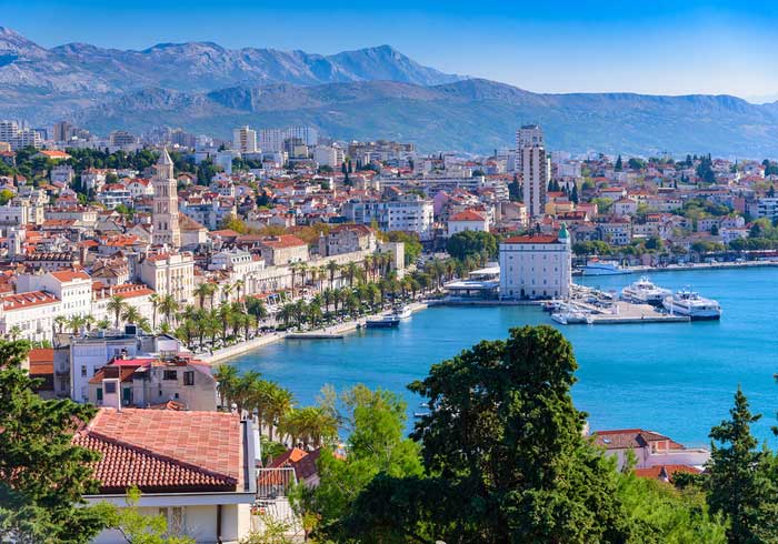 View of Split Harbor - Luxury Vacations in Croatia, Travelive