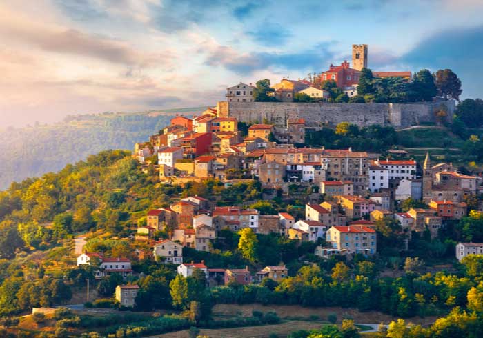 Motovun Town in Istria - Croatian Vacations Created by Travelive