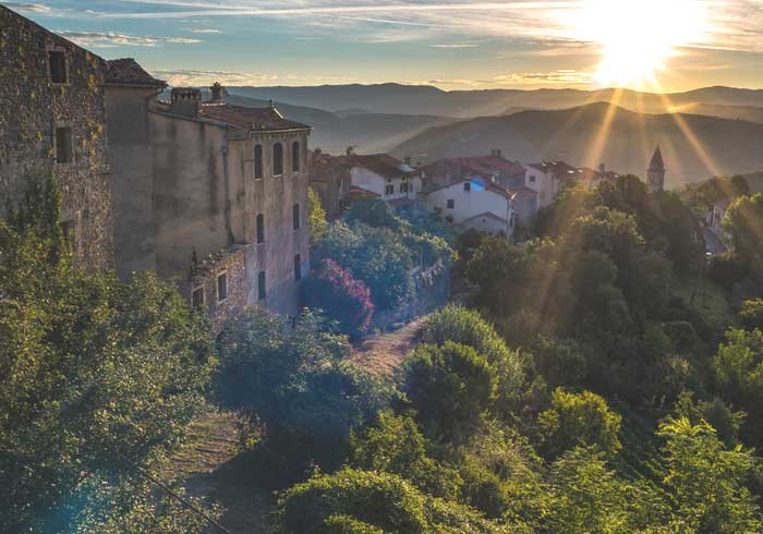 Motovun at Sunset – Luxury Holiday Packages in Croatia, Travelive