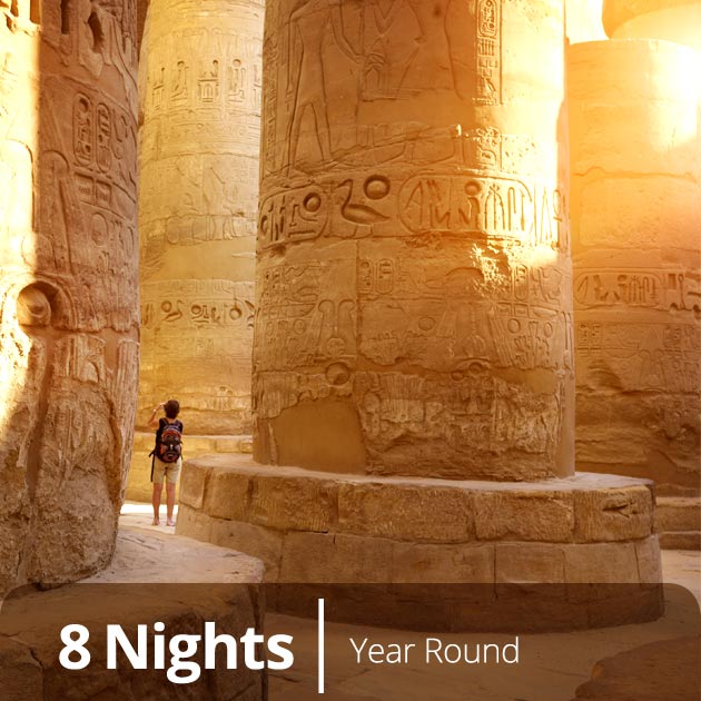 Luxor's Karnak Temple – Hypostyle Hall, Egypt Explorer with Travelive, Travel Vacation Packages