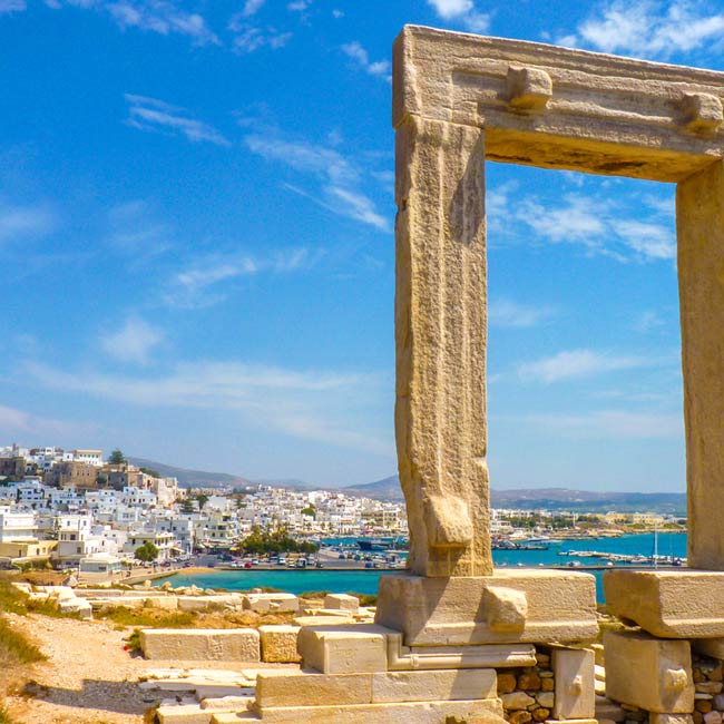 Apollo Temple – Naxos Island, luxury travel with Travelive, top destinations in Greece