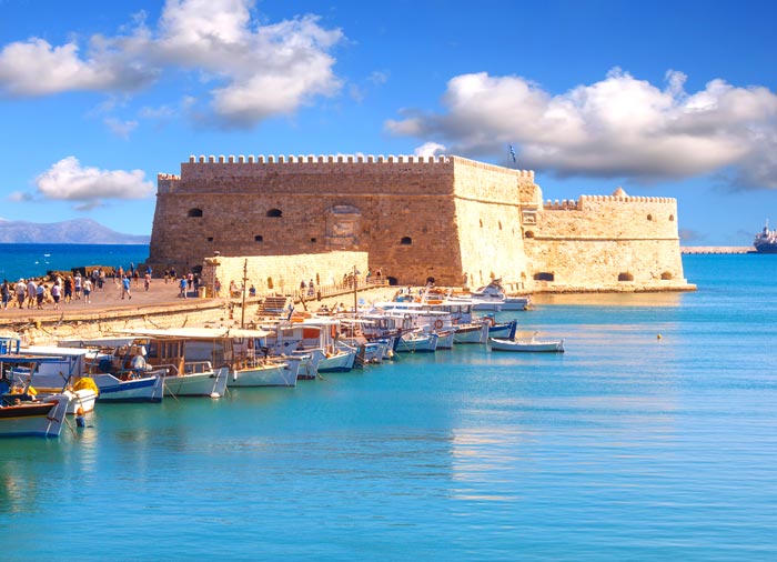 Koules Fortress – Heraklion tour on Crete honeymoon package with Travelive, luxury travel