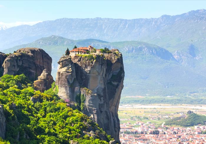 Monastery – Meteora cliffside, Greek mainland holiday destinations with Travelive, luxury travel agency