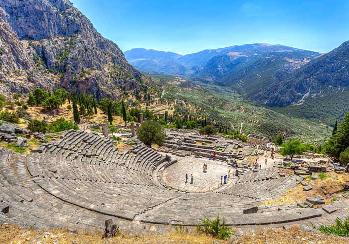 Delphi Theatre – Mainland Greece Holidays with Travelive, Luxury Travel Agency