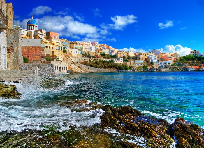 New Cycladic Gems and old Time Classics package in Athens, Syros, Tinos & Paros