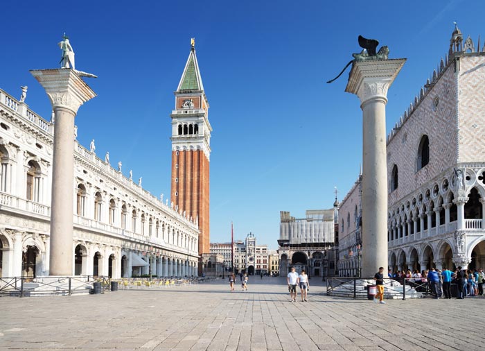 San Marco Square - Doges Palace, Venice honeymoon, Travelive tours, Italian Classics Package
