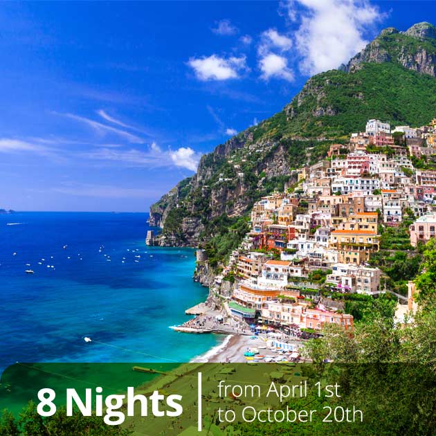 Positano Beach – Amalfi Coast Explorer Luxury Vacation Package with Travelive, Luxury Travel