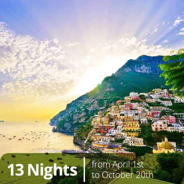 Positano - Amalfi Coast Luxury Honeymoon Packages with Travelive