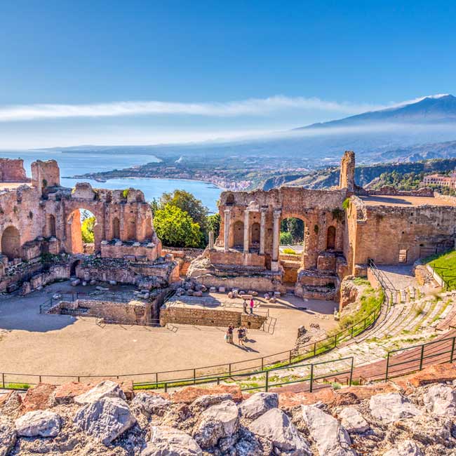Taormina amphitheater – Sicily Island, Italy destinations brought to you by Travelive