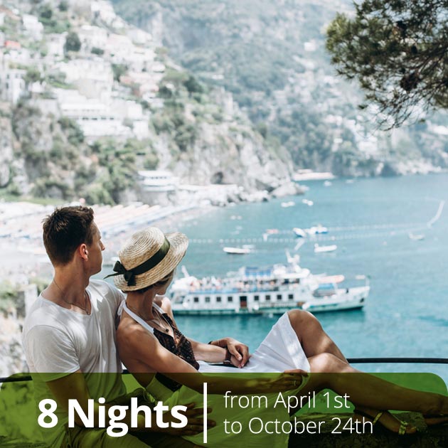 Romantic Couple in Positano - Amalfi Coast Honeymoon Getaways, Travelive