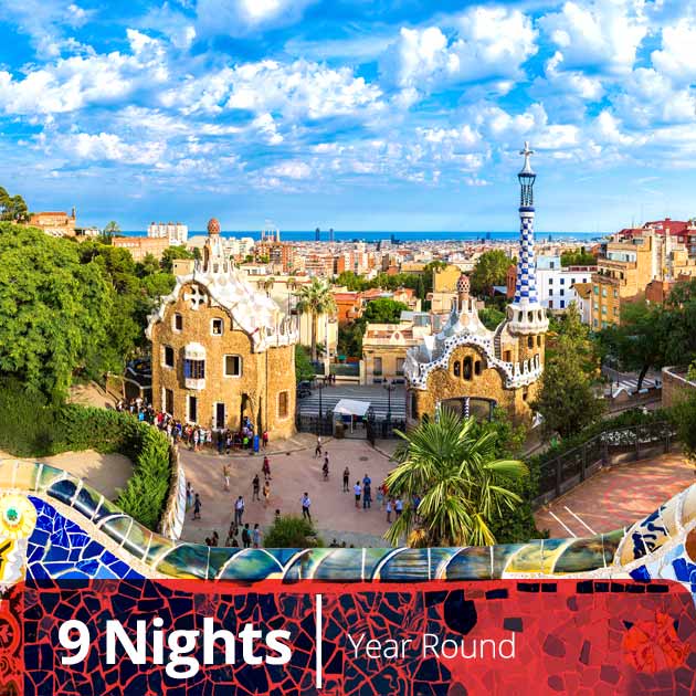 Park Guell – Barcelona, Luxury Vacation Packages with Travelive