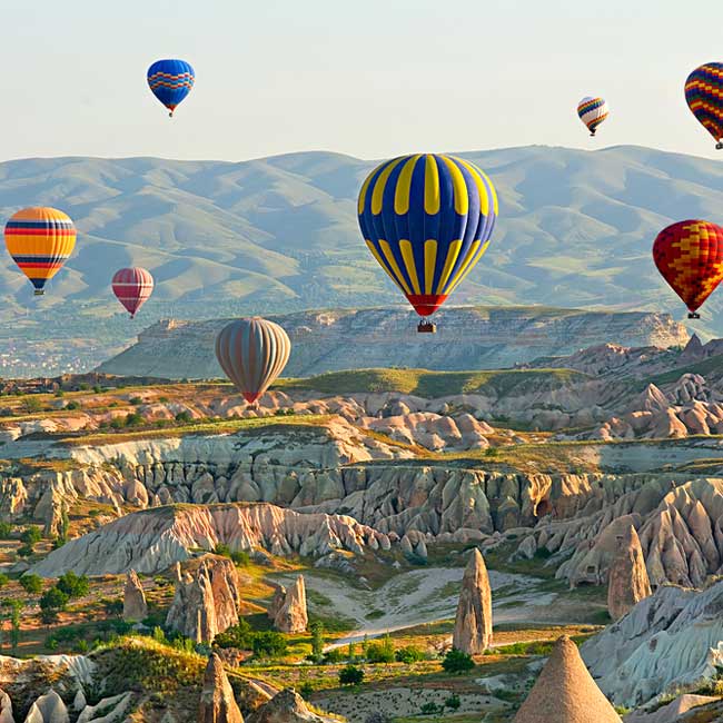 Cappadocia – hot air balloon ride, Turkey holiday destinations with Travelive packages